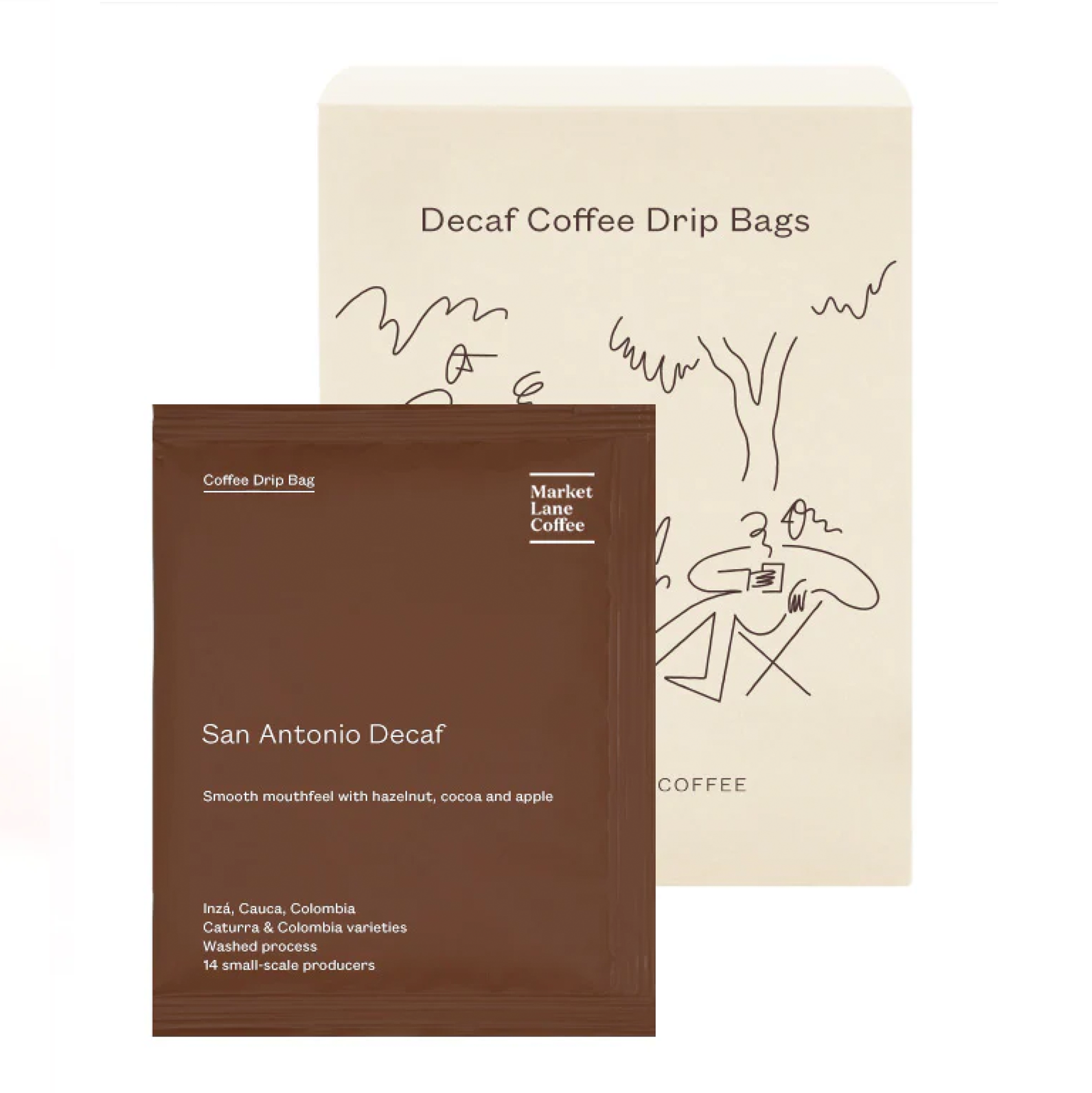Market Lane Coffee Drip Bag_San Antonio Decaf