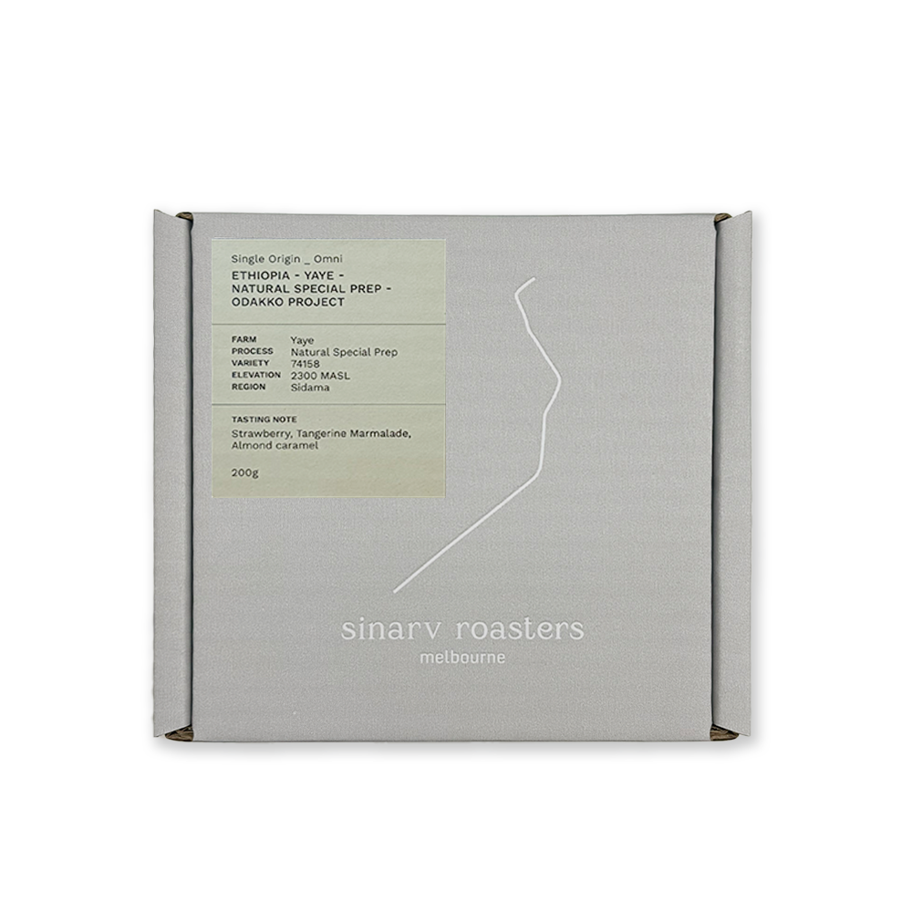 Sinarv roasters - Single Origin _ Omni ETHIOPIA - YAYE - NATURAL SPECIAL PREP - ODAKKO PROJECT 200g